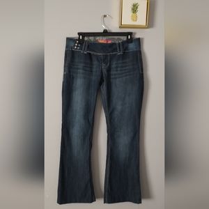 Vintage Jeans Tyte American Standard  Size 7  Cotton Spandex Low Rise  Soft